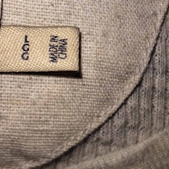 Faherty Light Gray Long Sleeve Thermal Shirt In A Mens Size Large. - Picture 3 of 8